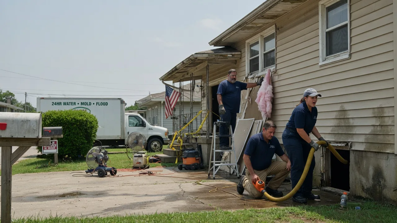 Water Damage Repair in Walnut Hill, IL near me